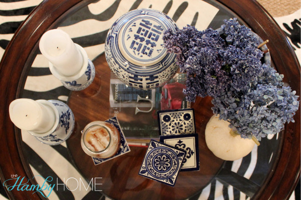 DIY Mexican tile coaster